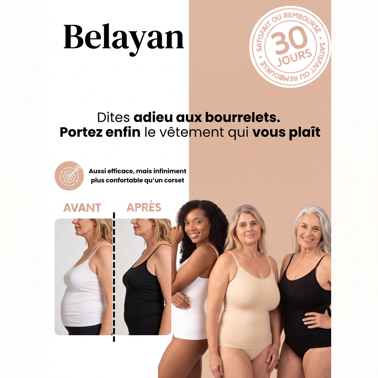 Belayan - Débardeur Gainant