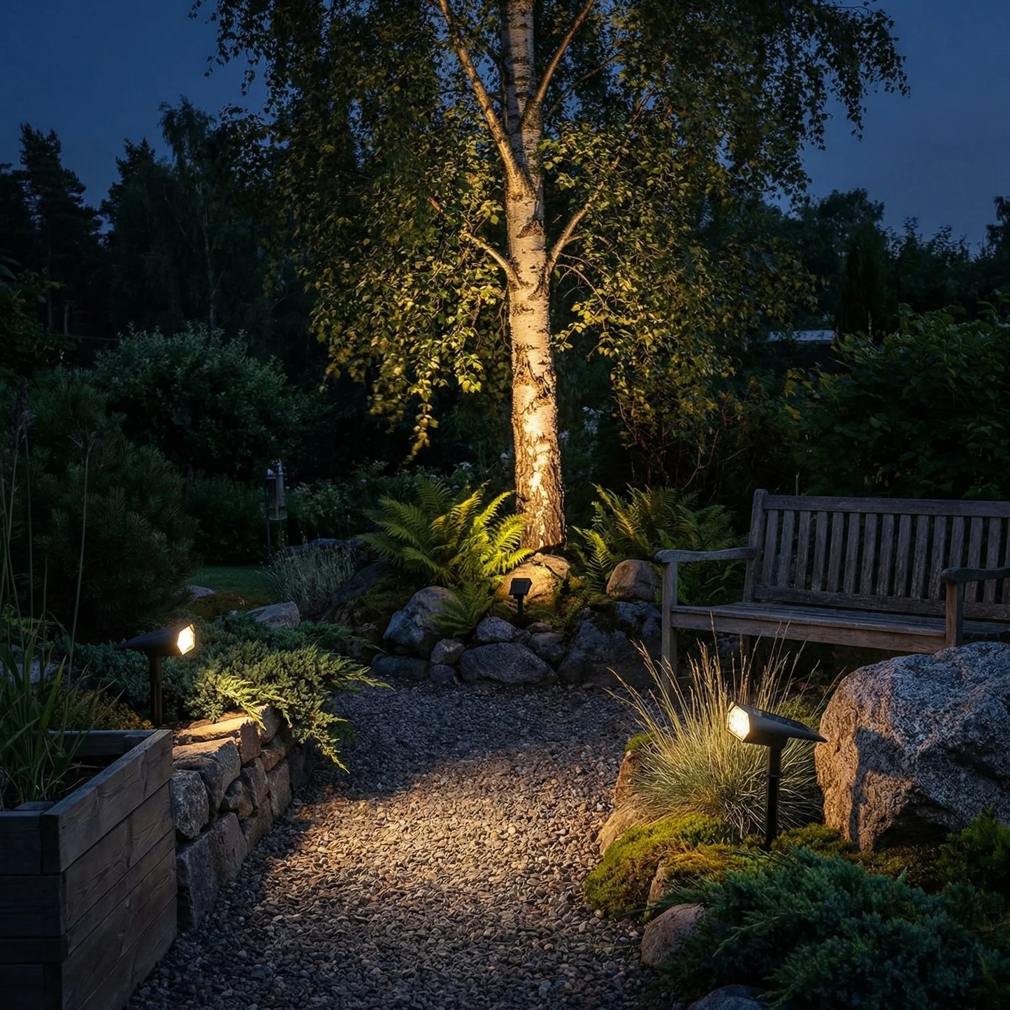 Terra™ – Spot de jardin à énergie solaire